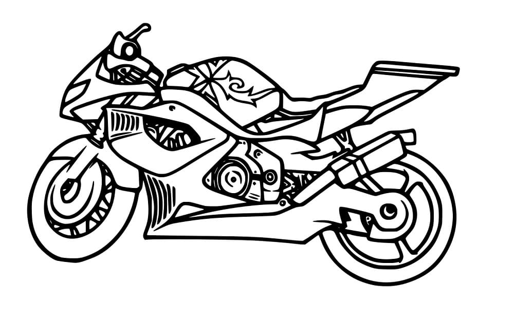 Einfaches Sportbike Motorrad