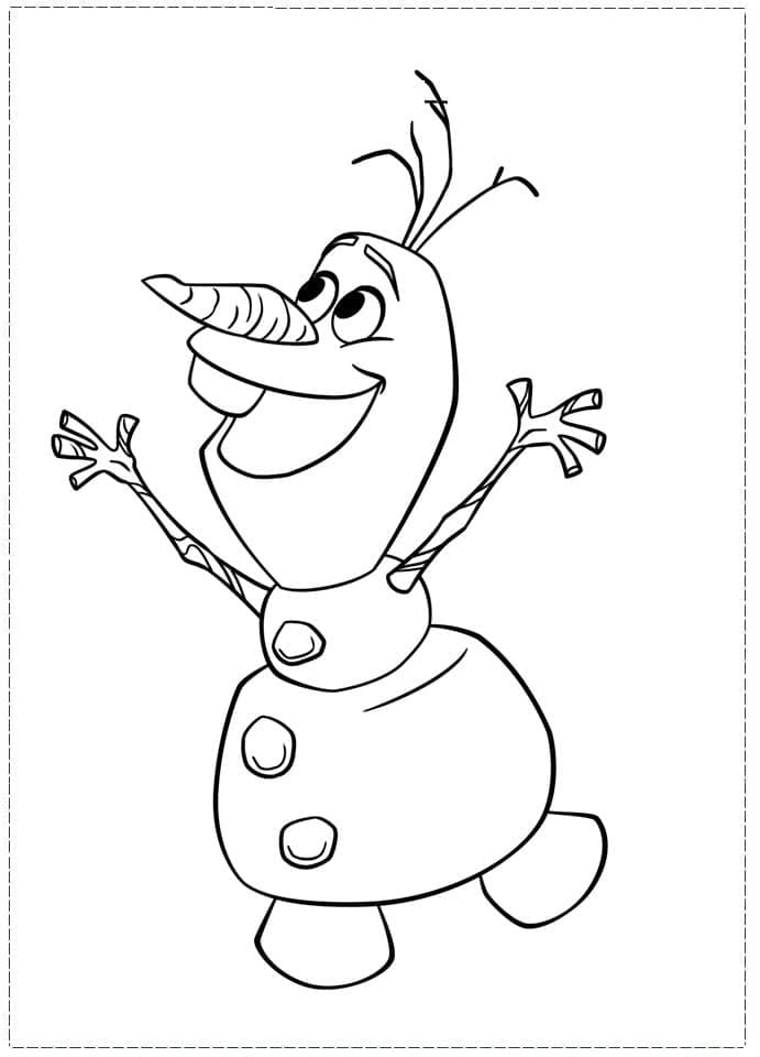 Entzückender Olaf