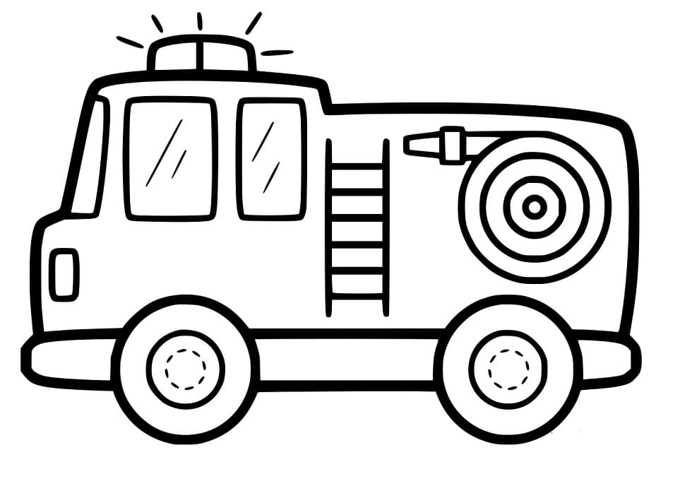 Feuerwehrauto Zeichnung