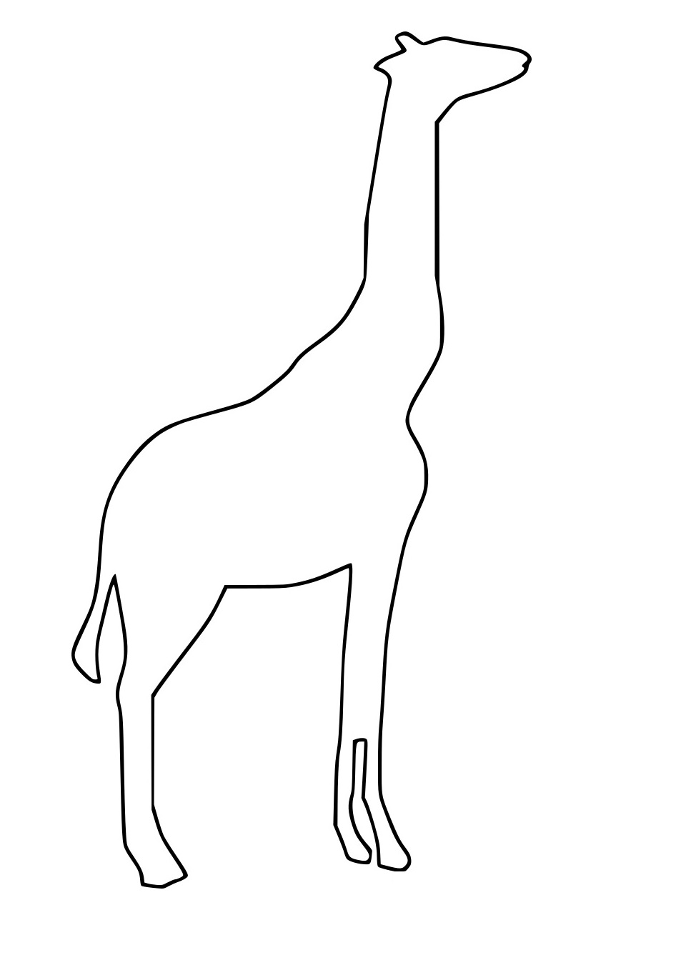 Giraffe Umriss