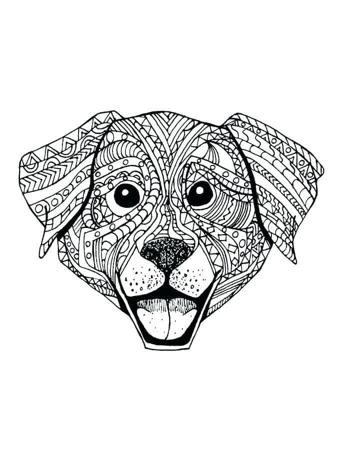 Hund Tiere Mandala