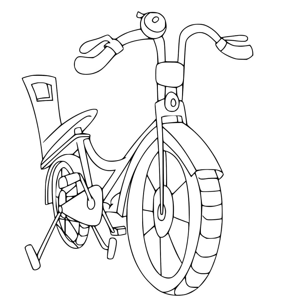 Karikatur Fahrrad