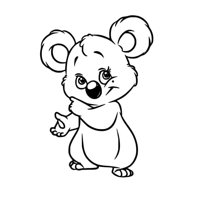 Karikatur Koala Baby