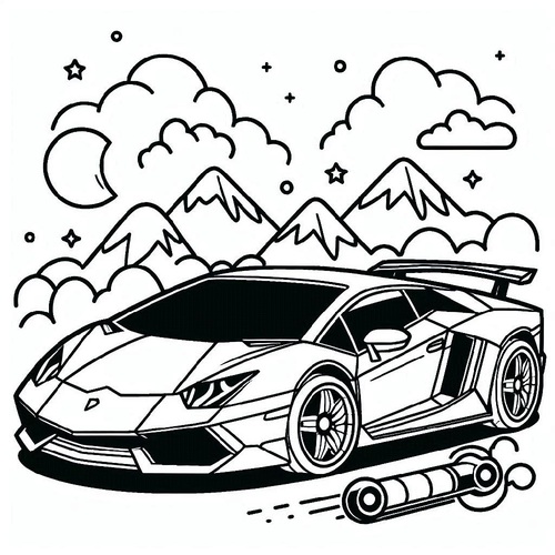 Klassischer Lamborghini