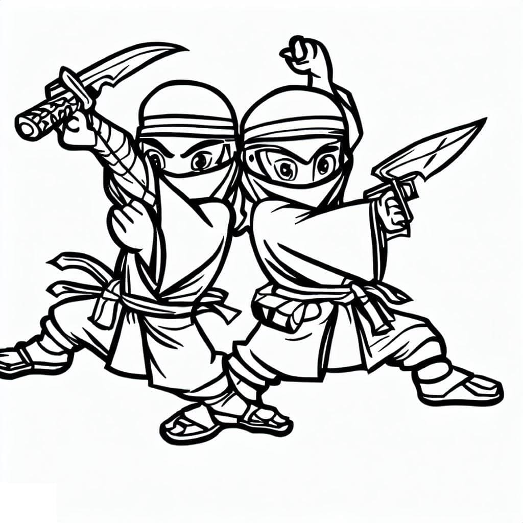 Kostenlose Zeichnung von Ninja