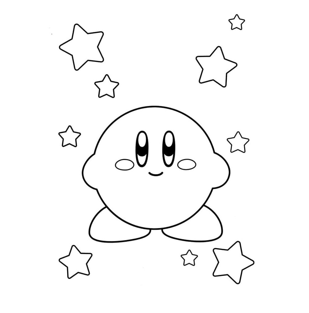 Lächelndes Kirby Bild