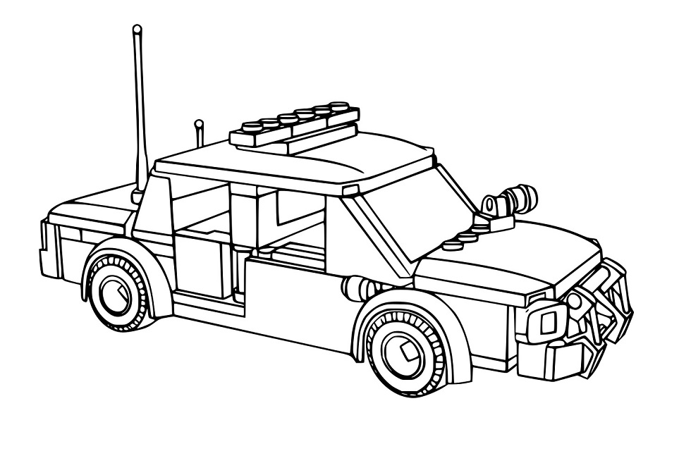 Lego Spielzeug Polizeiauto