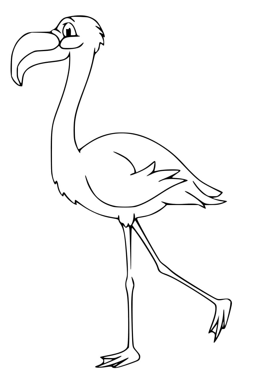 Lustiger Flamingo