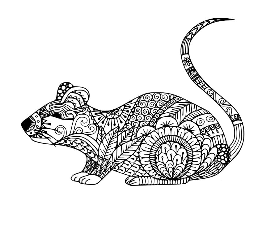 Maus Zentangle