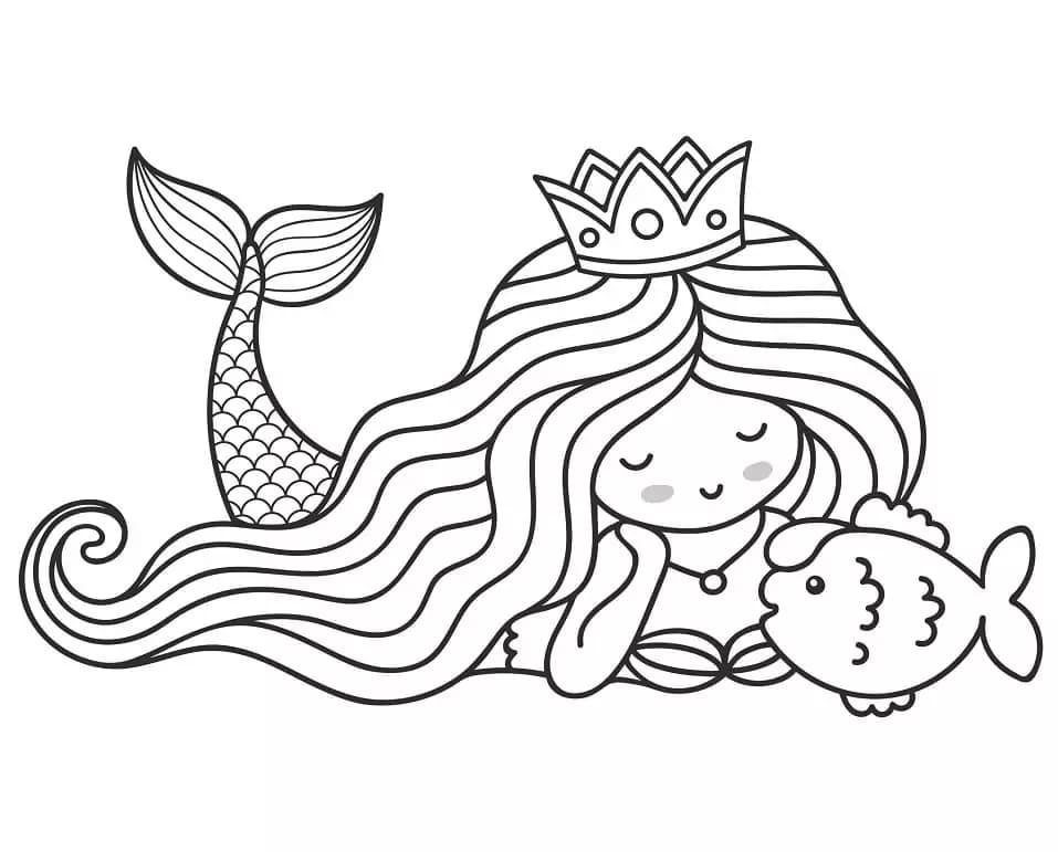 Meerjungfrauen und Fisch