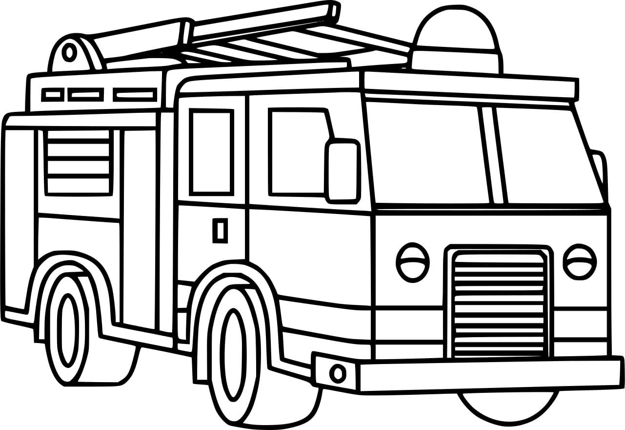 Mittleres Feuerwehrauto