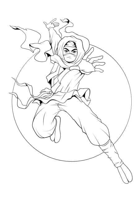 Ninja Mädchen