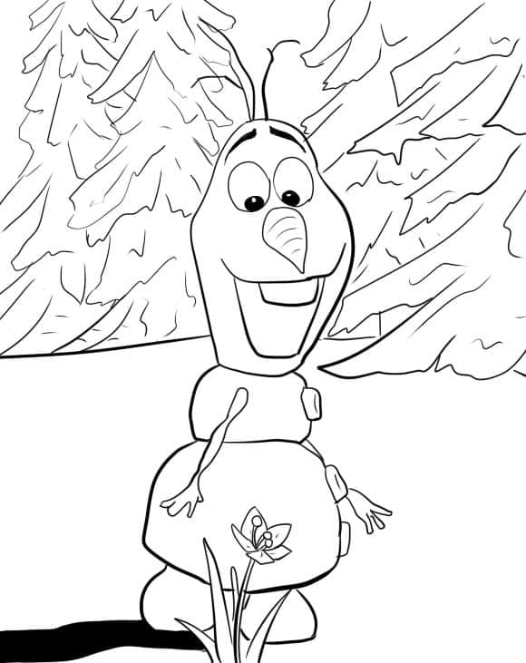 Olaf und Blume