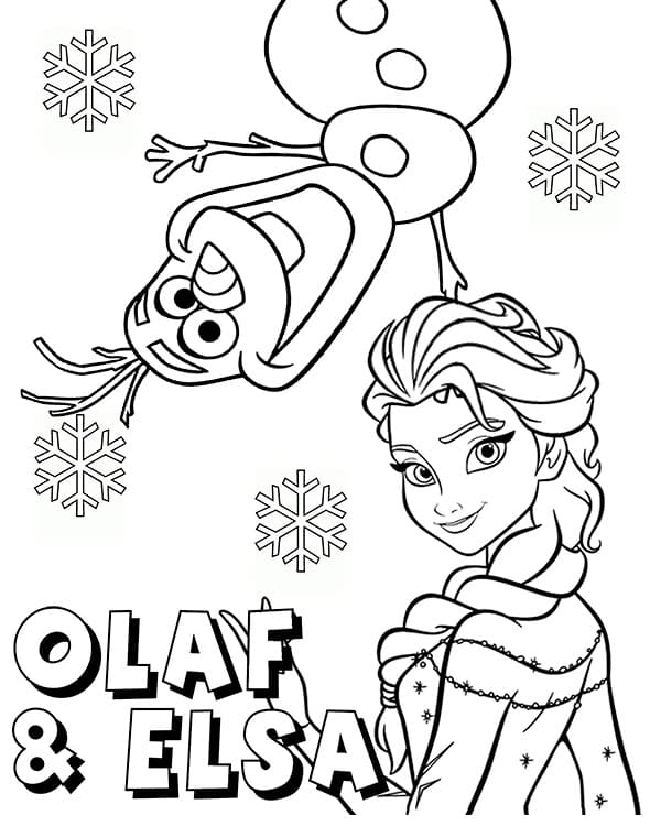 Olaf und Elsa