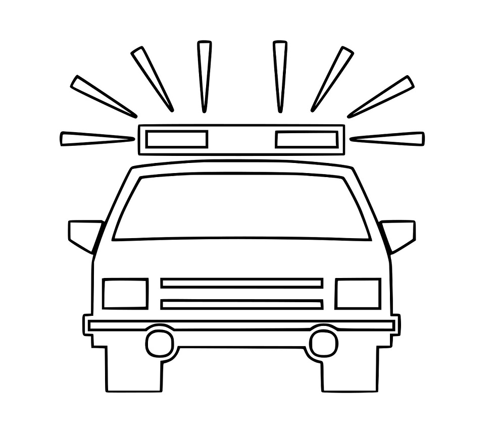 Polizeiauto schlägt Alarm