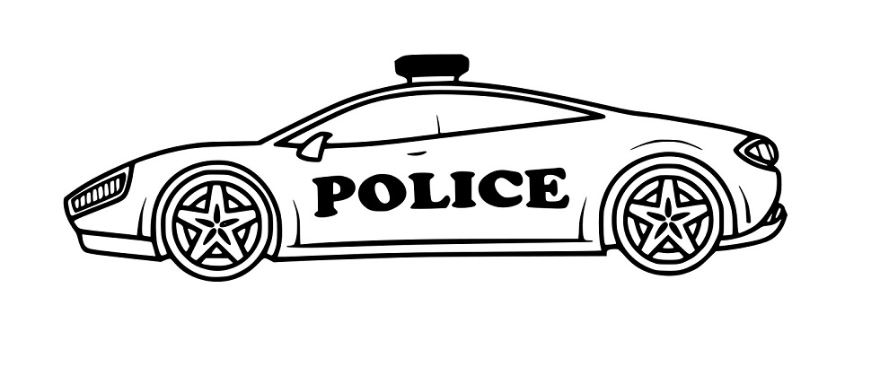 Polizeiauto Sportwagen