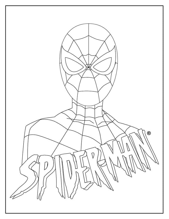 Porträt von Spiderman