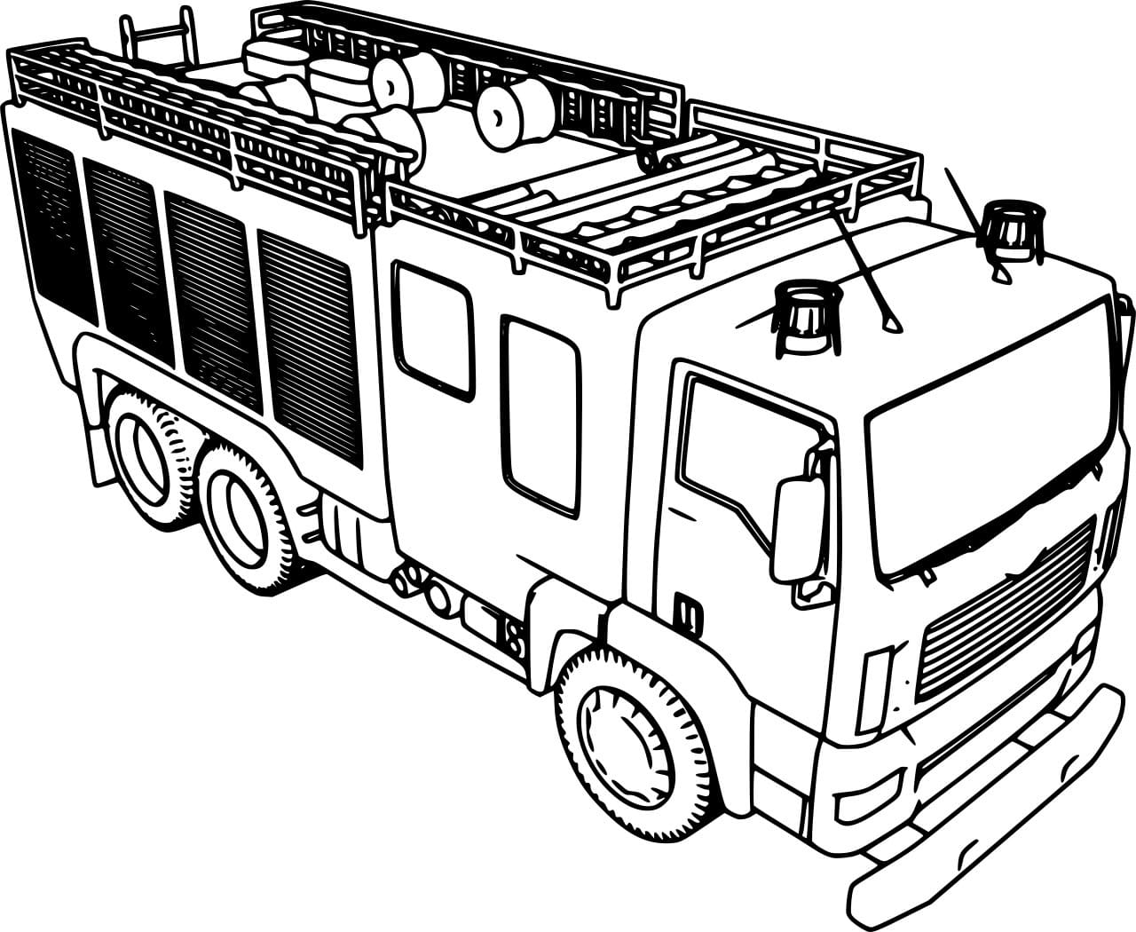 Realistisches Feuerwehrauto