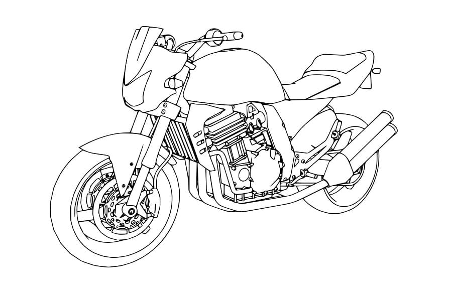 Realistisches Sportbike Motorrad