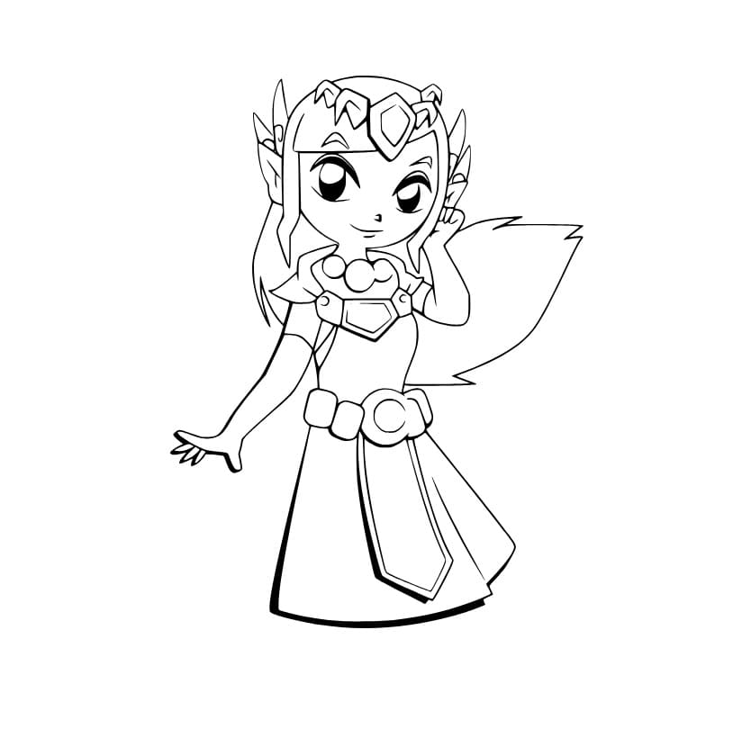 Schöne Prinzessin Zelda