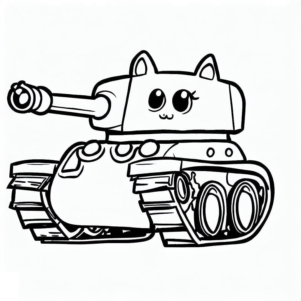 Schöner Kampfpanzer
