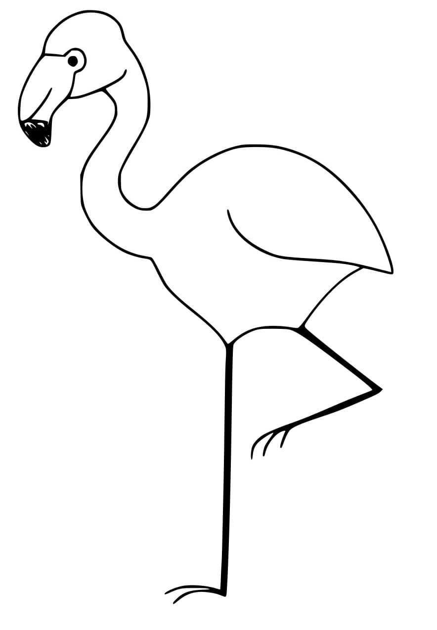 Sehr einfach Flamingo kostenlo