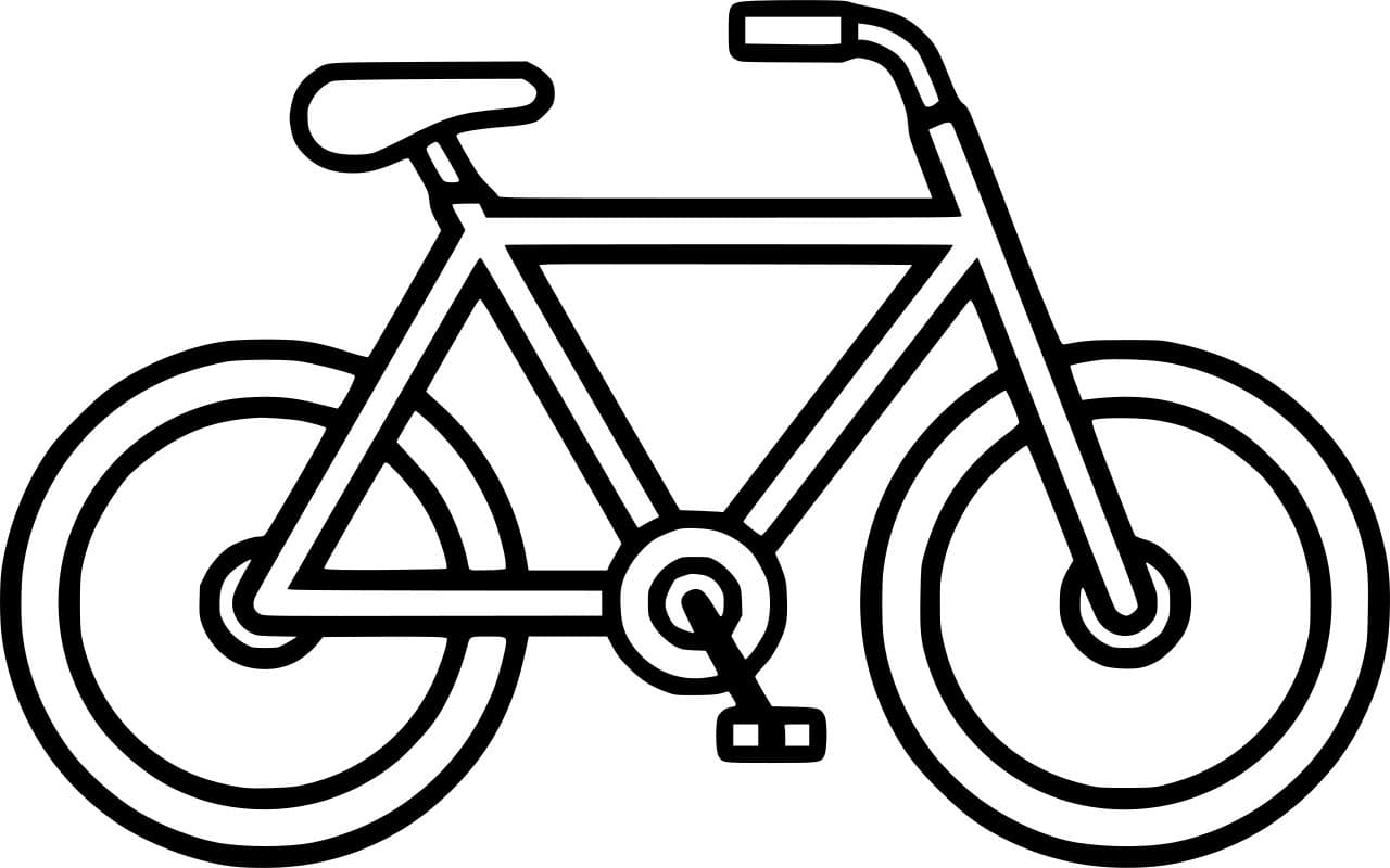 Sehr Einfaches Fahrrad mit Korb