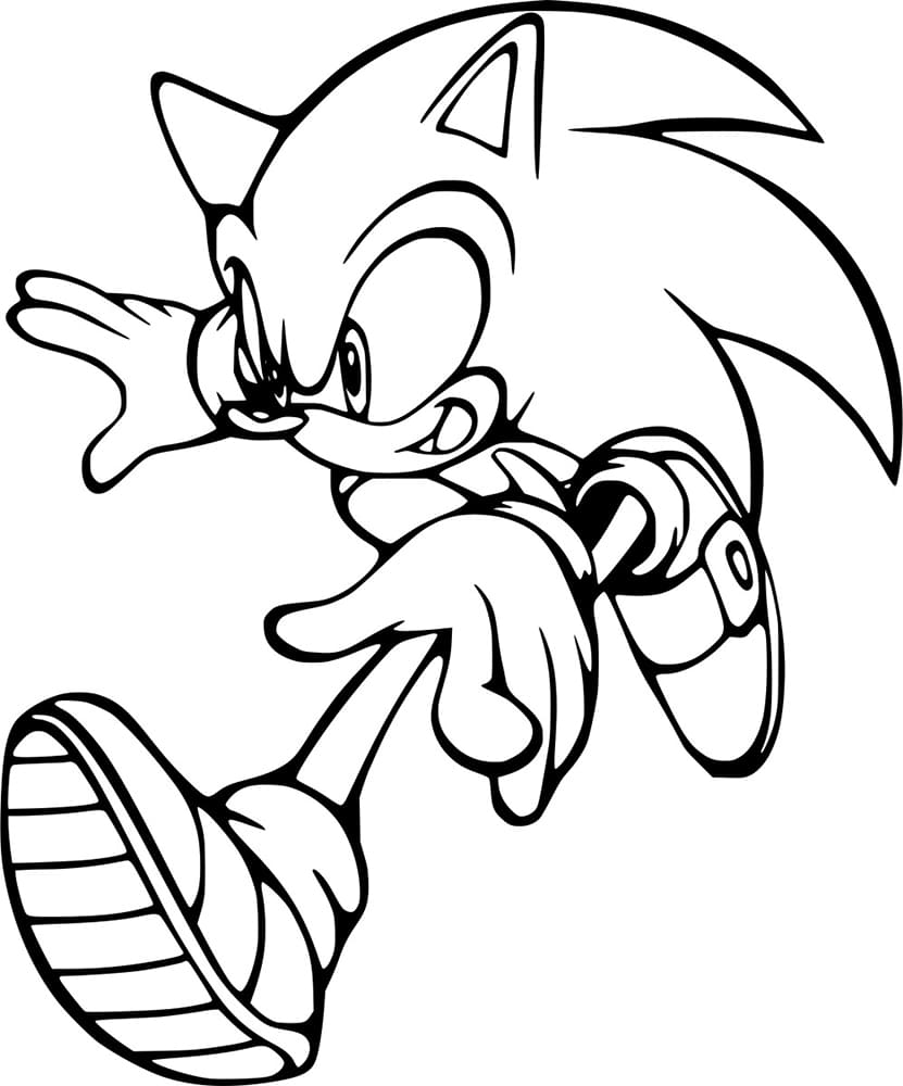 Sonic rennt schnell