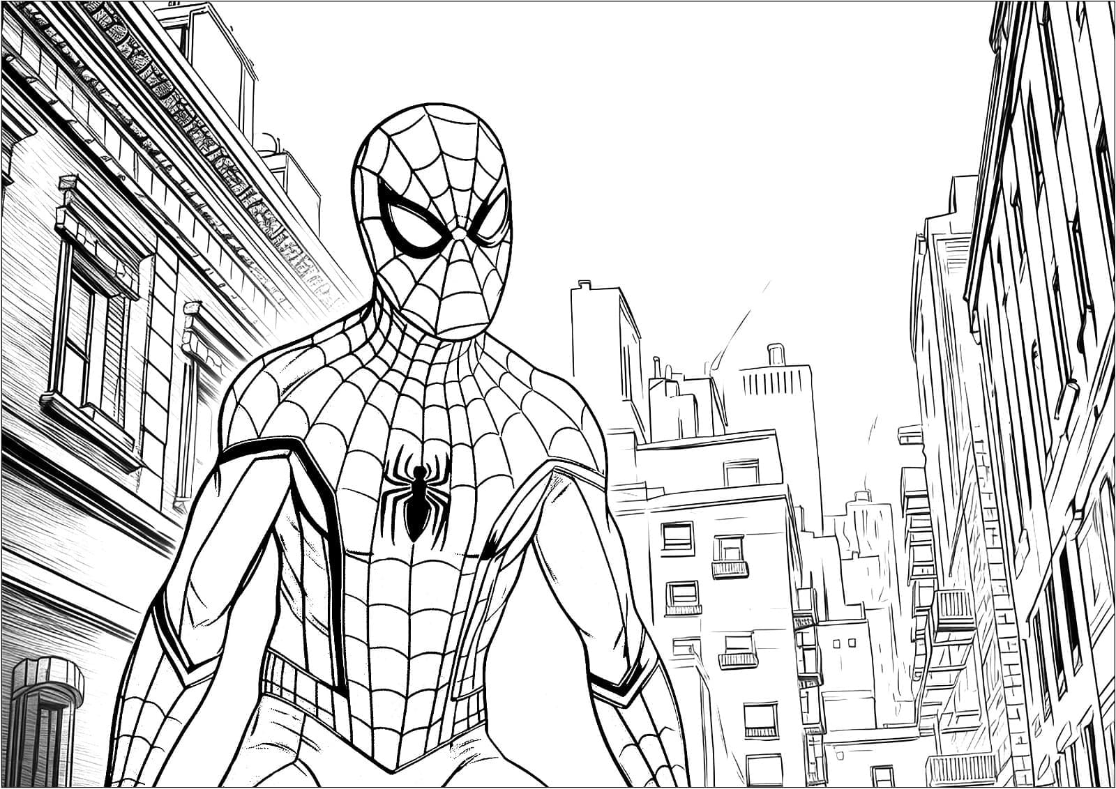 Spiderman im New York City