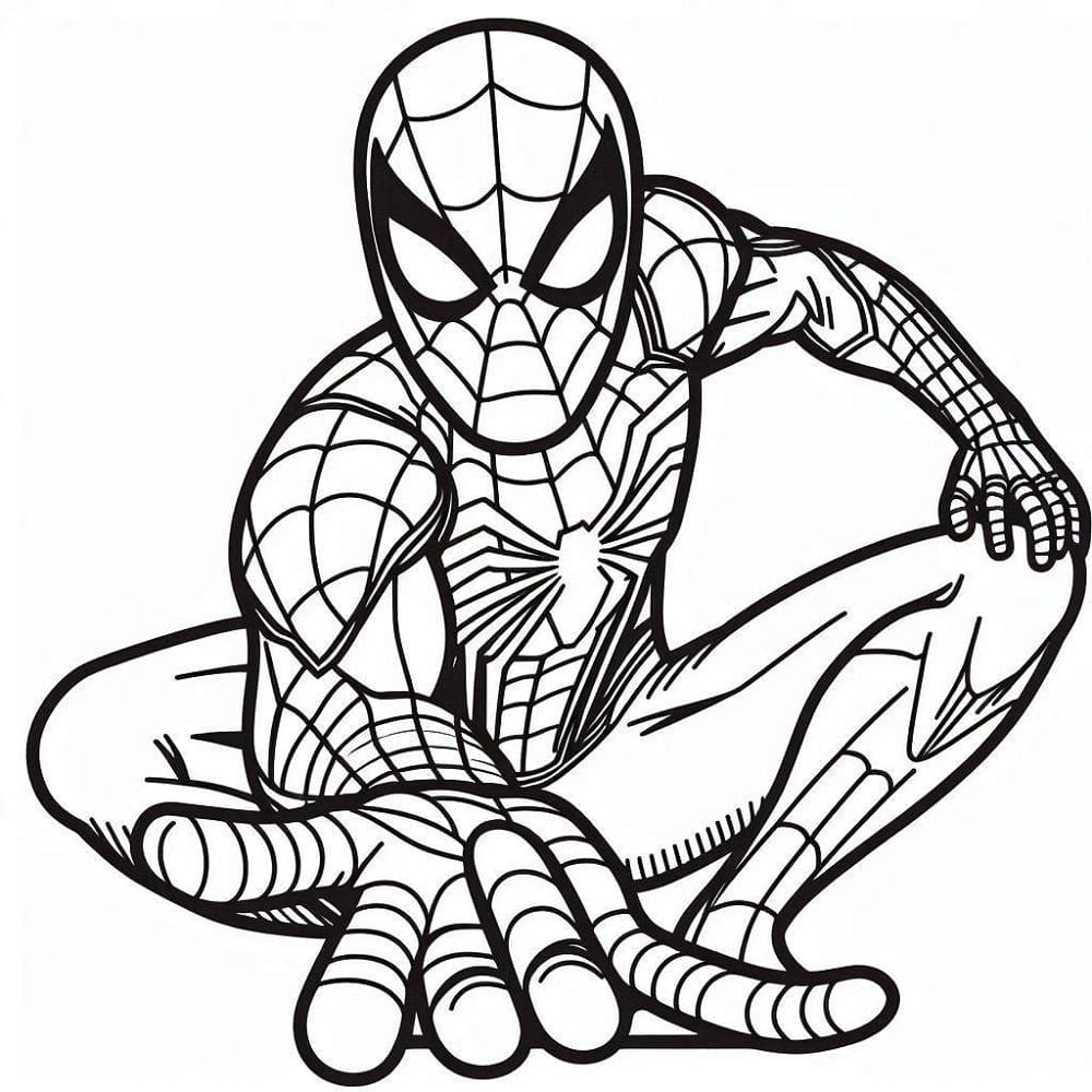 Spiderman zeichnen