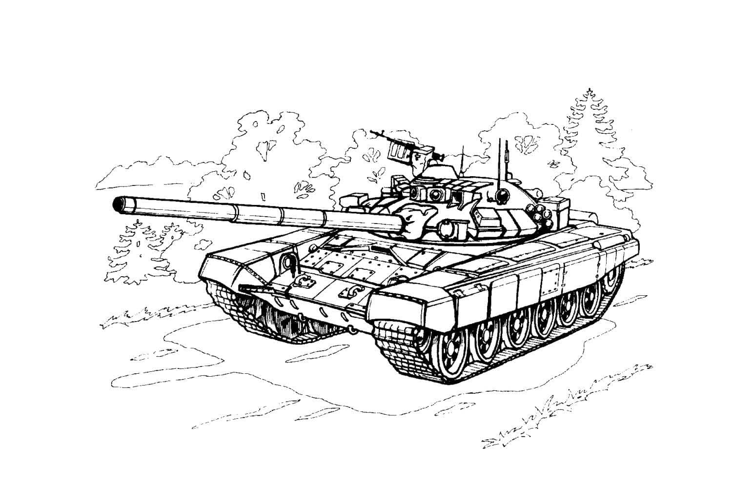 T-90-Panzer