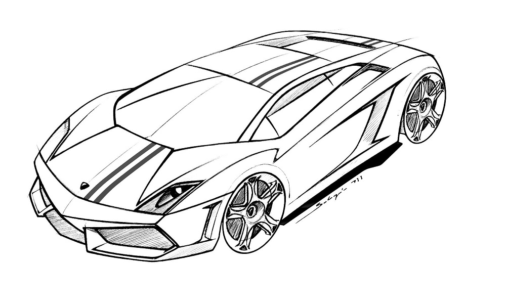 Zeichnung von Lamborghini