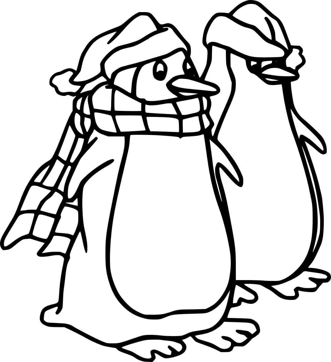 Ausmalbilder Pinguin