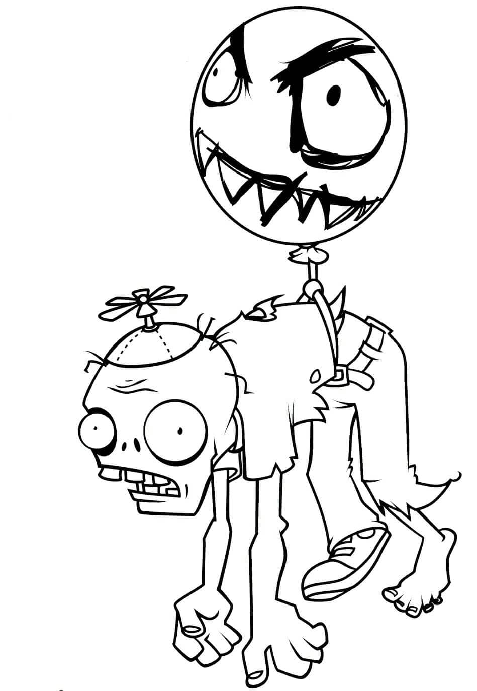 Ballon Zombie