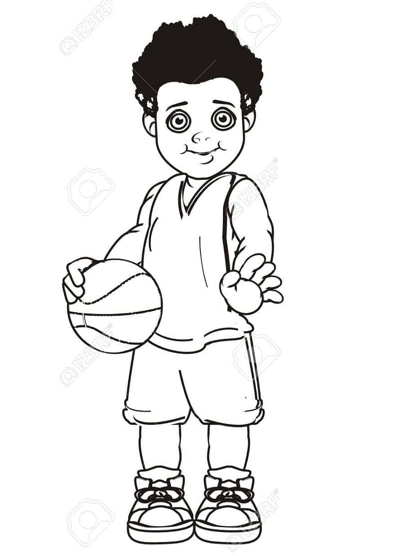 Basketball Junge 2