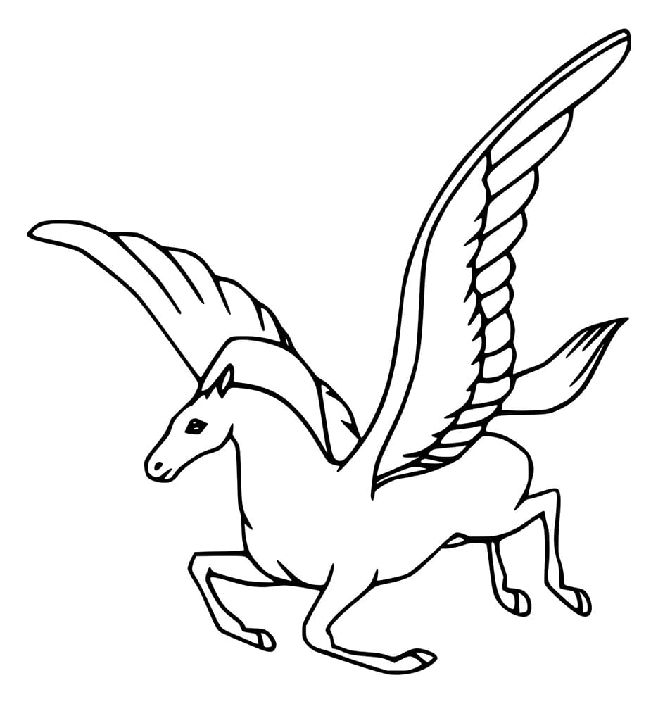 Einfaches Pegasus Bild