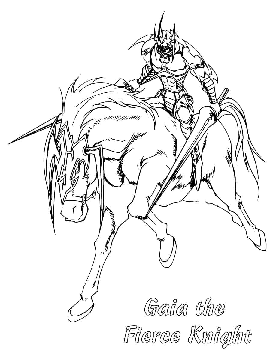 Gaia der wilde Ritter aus Yu-Gi-Oh