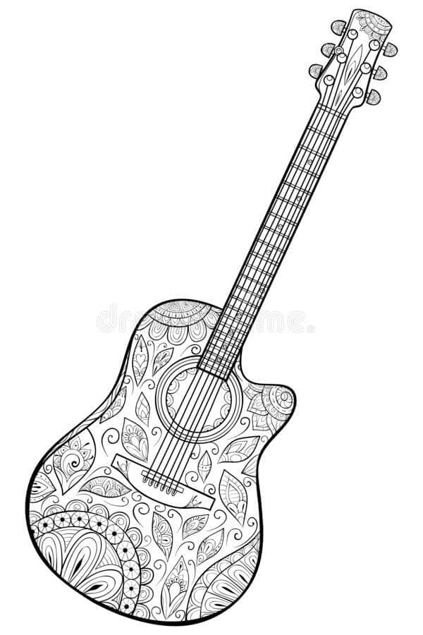 Gitarren Mandala