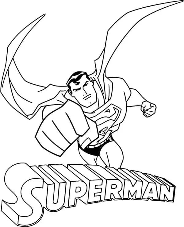 Karikatur Superman