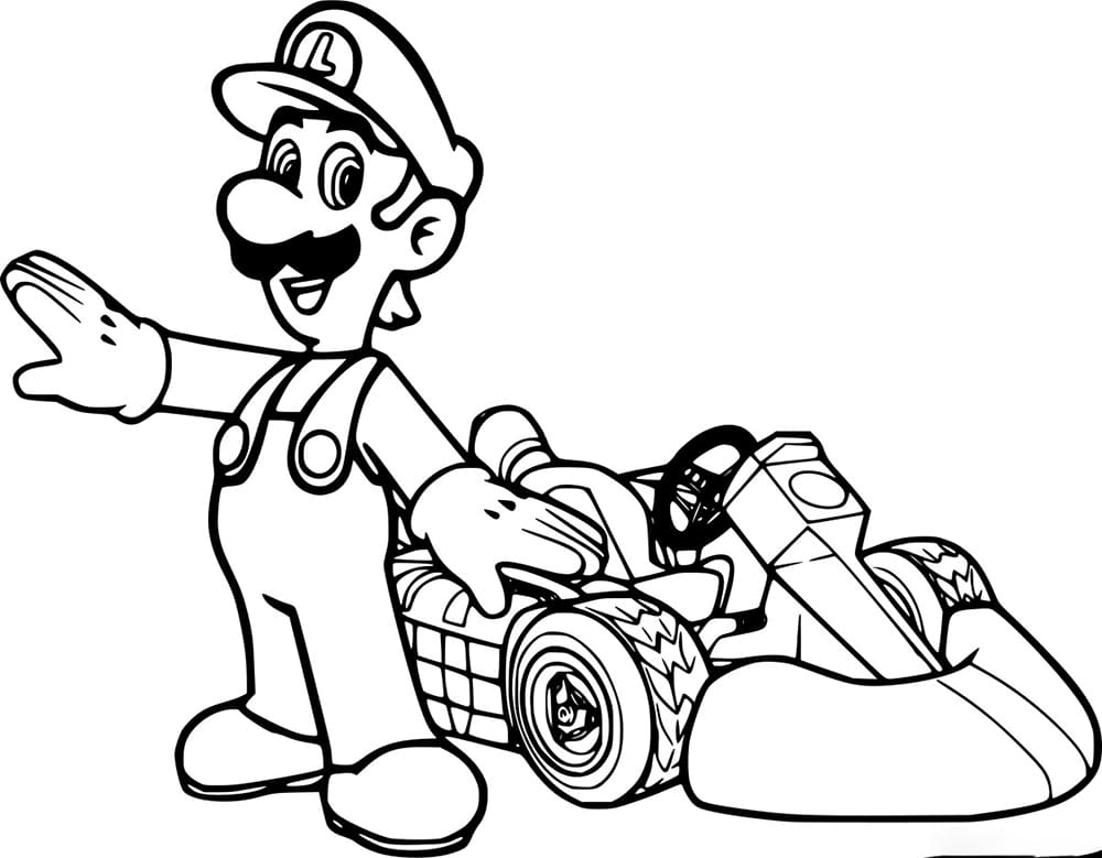 Luigi und Kart