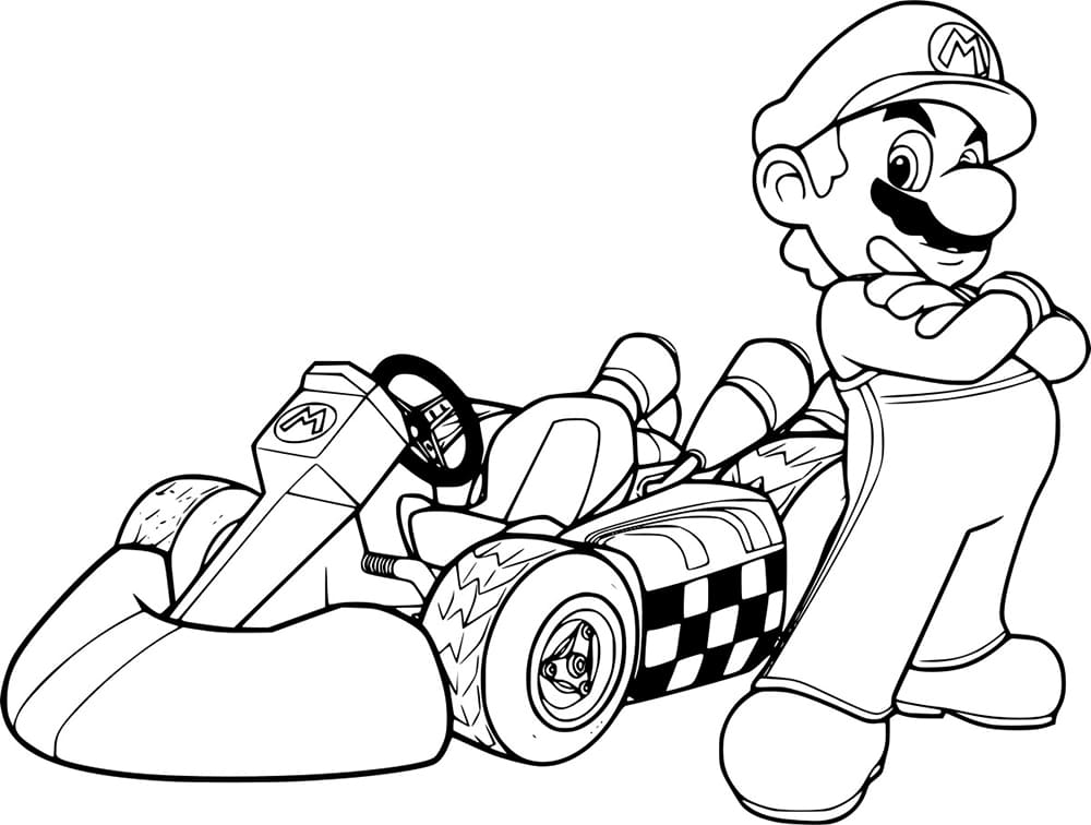 Mario und sein schönes Kart