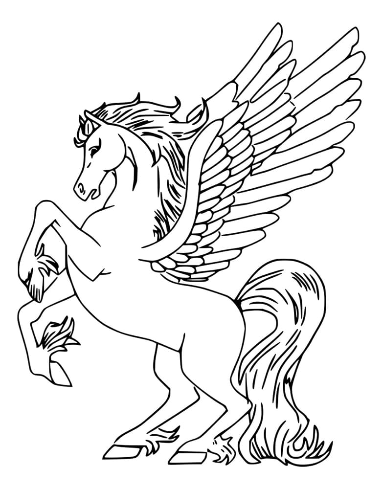 Pegasus stehend