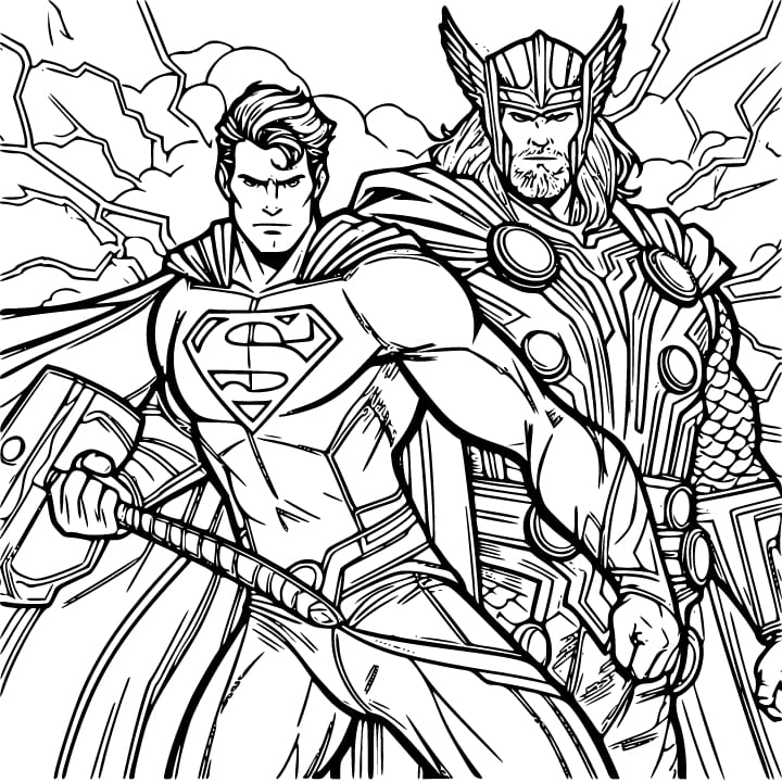 Superman und Thor