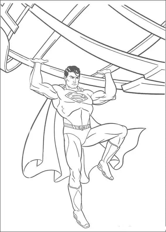 Superman zum Ausdrucken