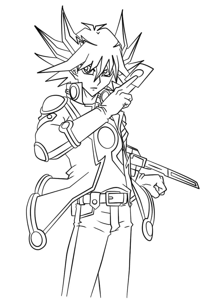 Yusei Fudo aus Yu-Gi-Oh