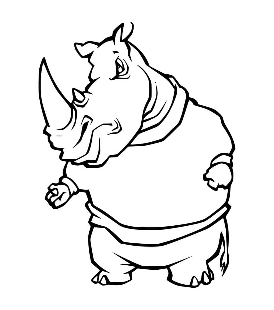 Aufrechtes Nashorn