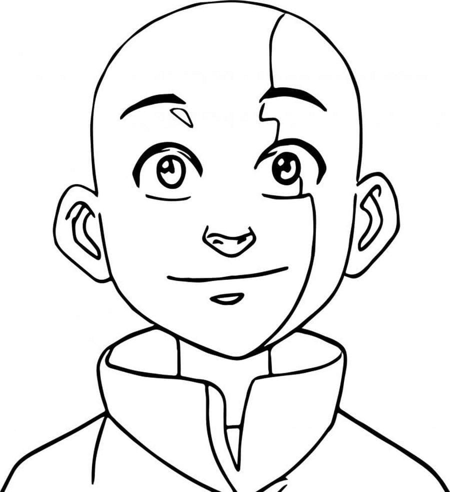 Der junge Aang in Avatar