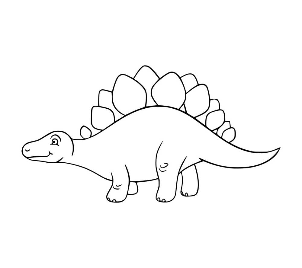 Einfacher Stegosaurus