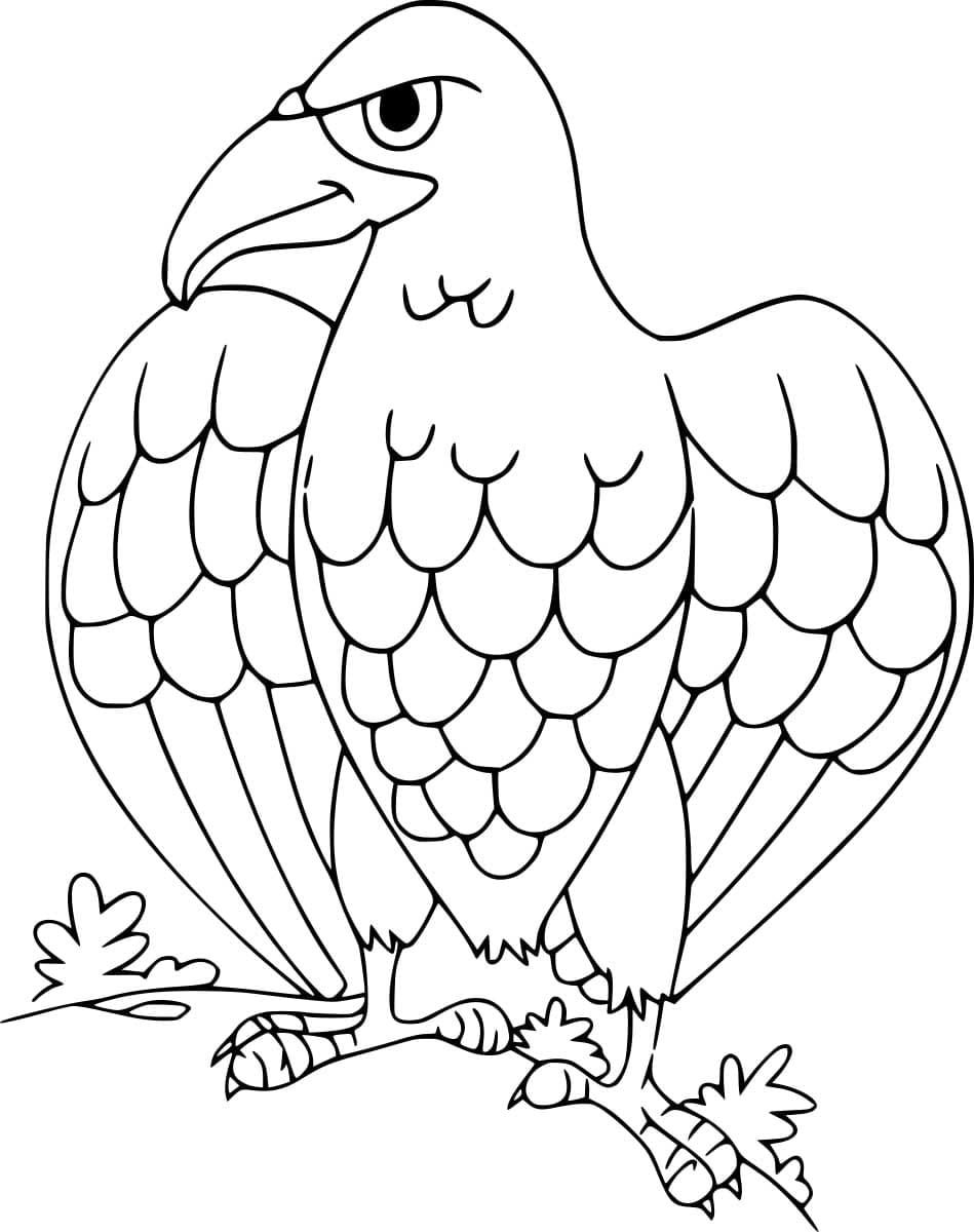 Karikatur Adler