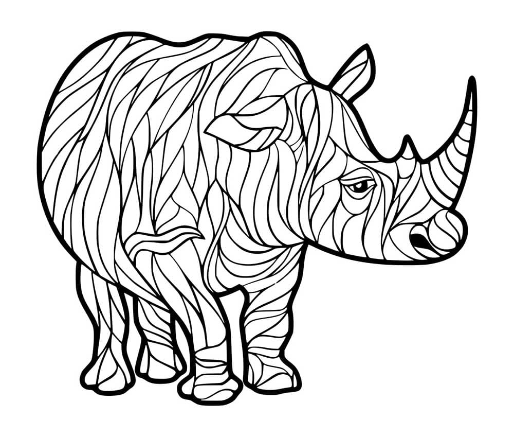 Nashorn Zentangle